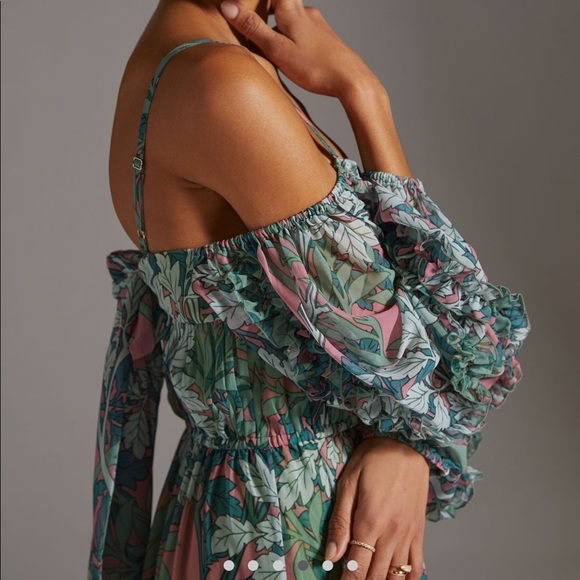 Let Me Be Floral Maxi Dress Size Large - Picture 4 of 14